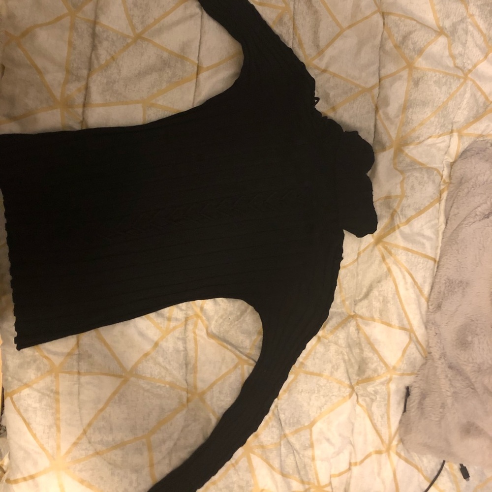 Black turtle neck